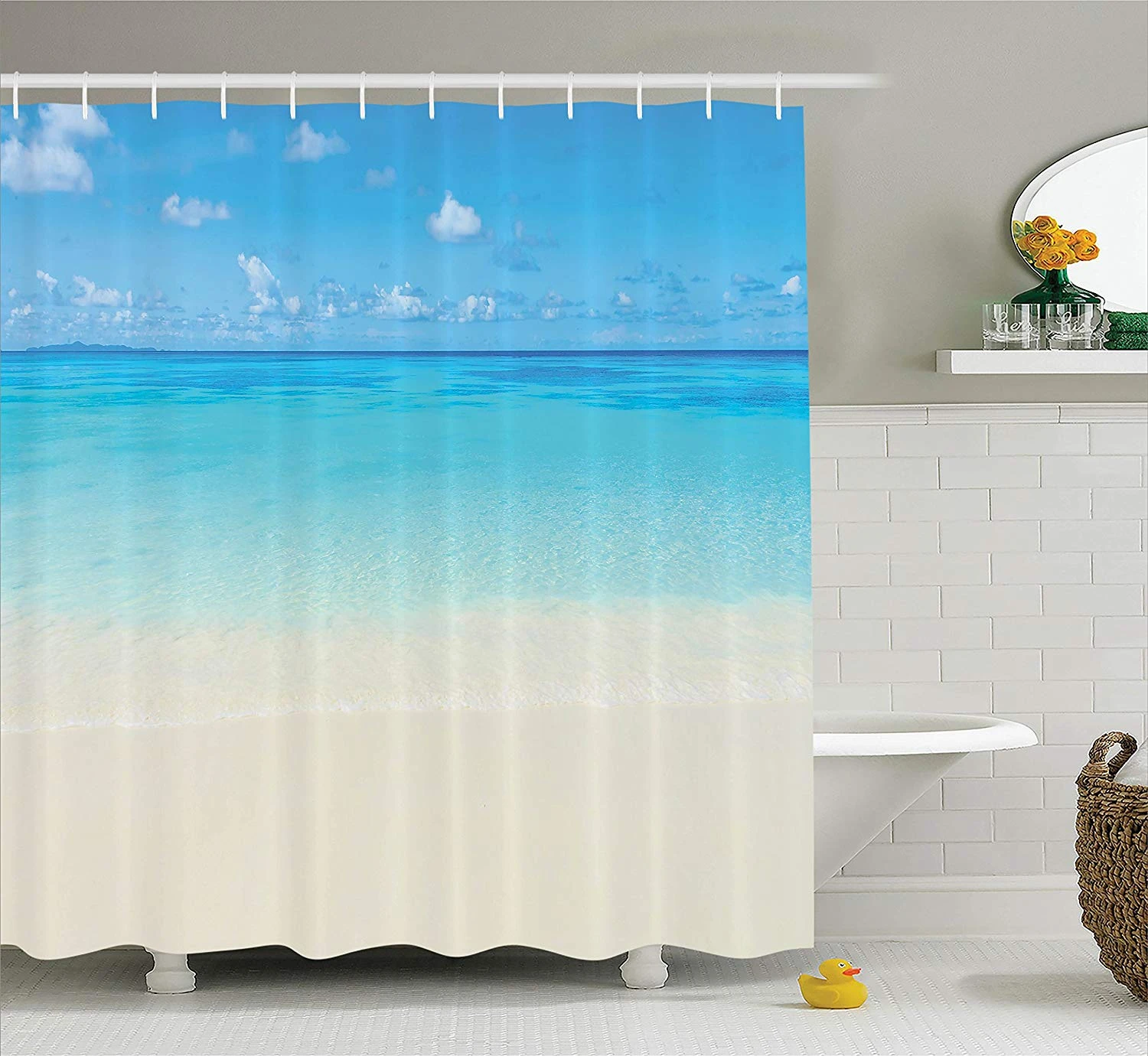 Shower Curtain Ocean Paradise Beach In Tropical Caribbean Sea With Fantastic Sky View Calm Beach Theme Fabric Bathroom Decor Shower Curtains Aliexpress Shower Curtain Ocean Paradise Beach In Tropical Caribbean Sea With Fantastic Sky View Calm Beach Theme Fabric Bathroom Decor Shower Curtains Aliexpress