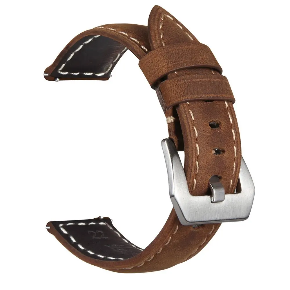 Для gear S3 Frontier кожаный ремешок для samsung Galaxy Watch 46 мм huawei Watch GT 2 ремешок 22 мм спортивный браслет correa