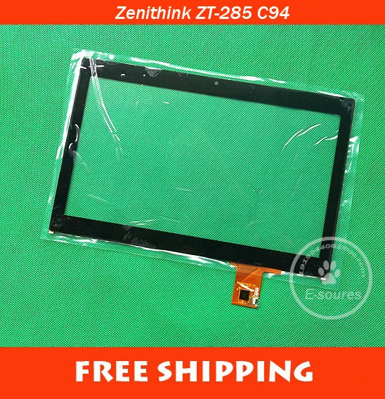 

New Original 10.1" inch Zenithink ZT-285 C94 tablet Touch screen digitizer glass touch panel replacement Sensor Free Shipping