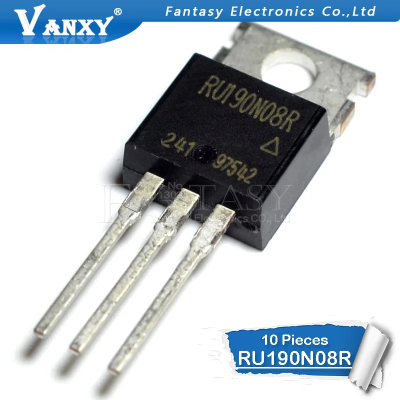 

10PCS RU190N08R TO-220 RU190N08 TO220 190N08 80V 190A FET new original