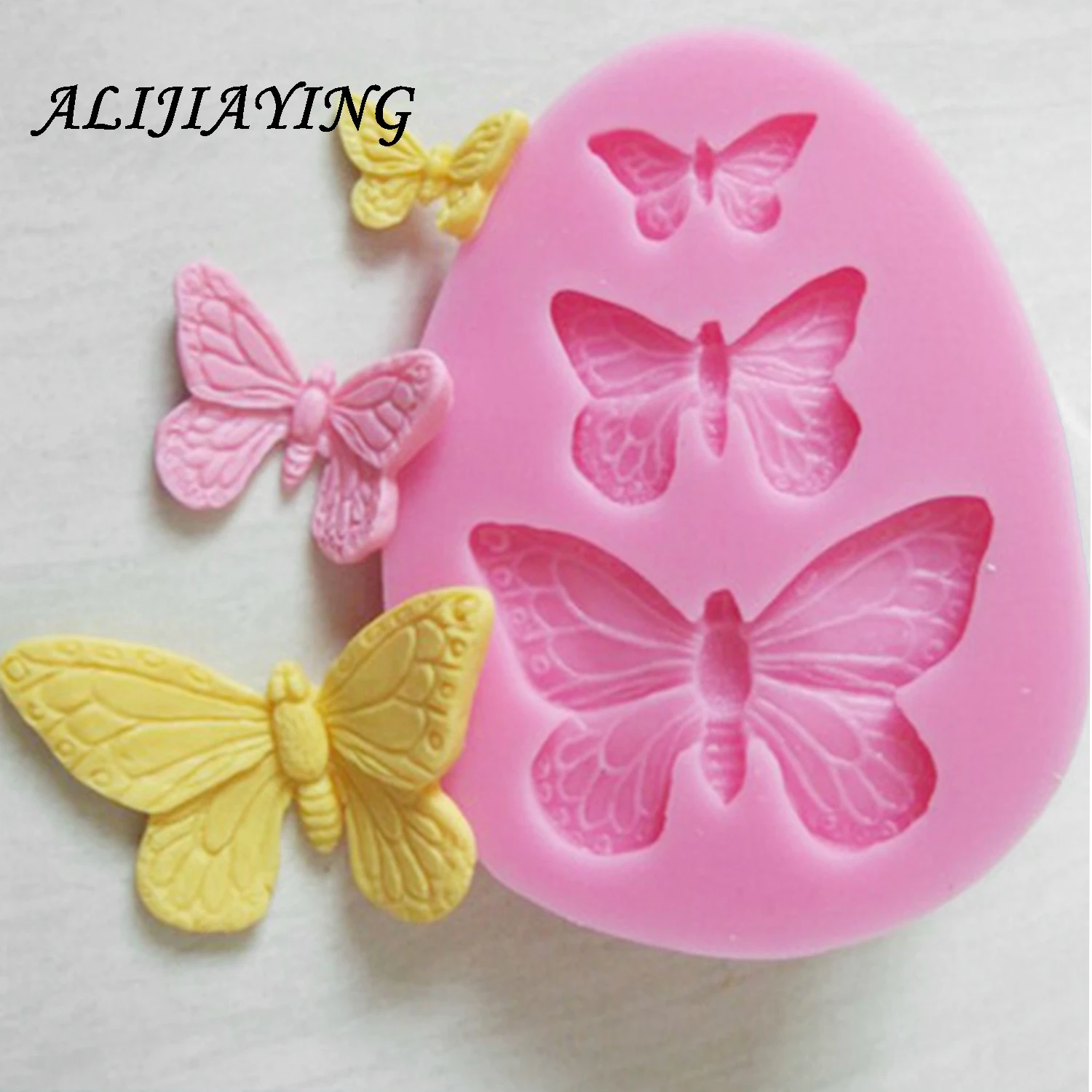 1 шт. Sugarcraft силиконовые формы бабочки помадка инструменты для украшения торта