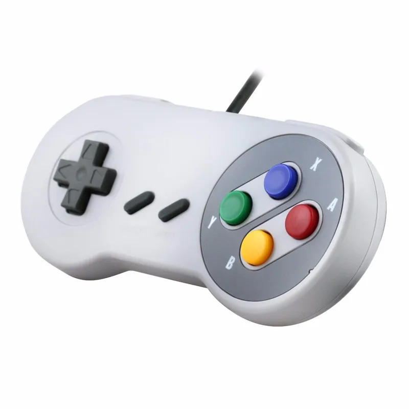 Проводной игровой контроллер Джойстик для супер nintendo SNES консоли Классический Портативный видео игр геймпад