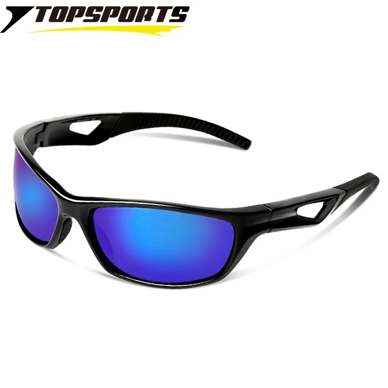 TOPSPORTS TR90 Поляризованные спортивные Для мужчин солнцезащитные очки для езды на