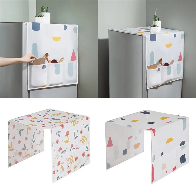 

Household Refrigerator Dust Cover Muti-Functional Fridge Proof Pouch Organizer Storage Bags Kitchen Accessories Supplies