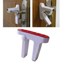 Детская безопасность замок дверной рычаг дома новорожденные дети защита дверные ручки универсальные