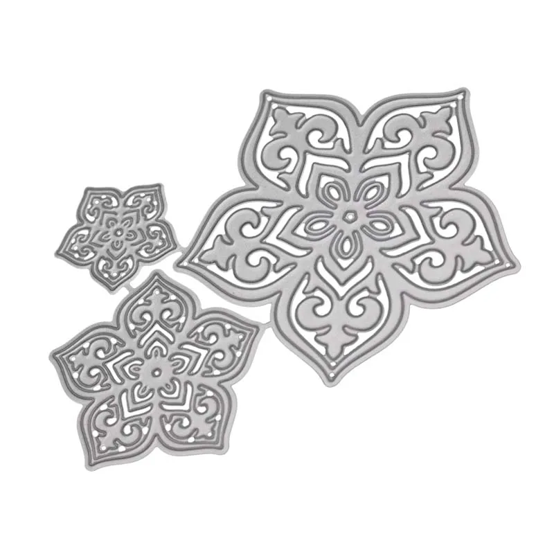 

Flower frame metal cutting dies for scrapbooking Background Dies Craft New Embossing Stamps Stencil Paper Cards Making Template