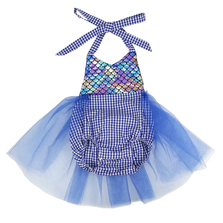 best Baby Bodysuits Baby Girls Sequins Tutu Summer Mermaid Baby Rompers One-Pieces Multi Color Toddler Baby Clothing Girl Rompers coloured baby bodysuits