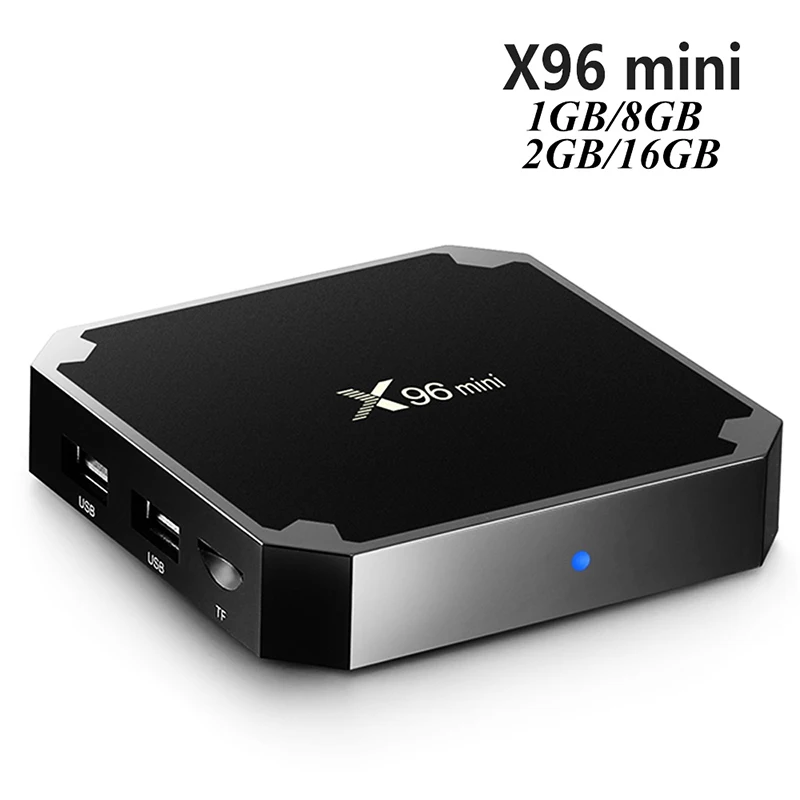 

X96 mini TV BOX Android 7.1 OS Smart TV Box Wireless WIFI media Amlogic S905W Quad Core 2.4GHz WiFi Set top box 1GB 8GB X96mini