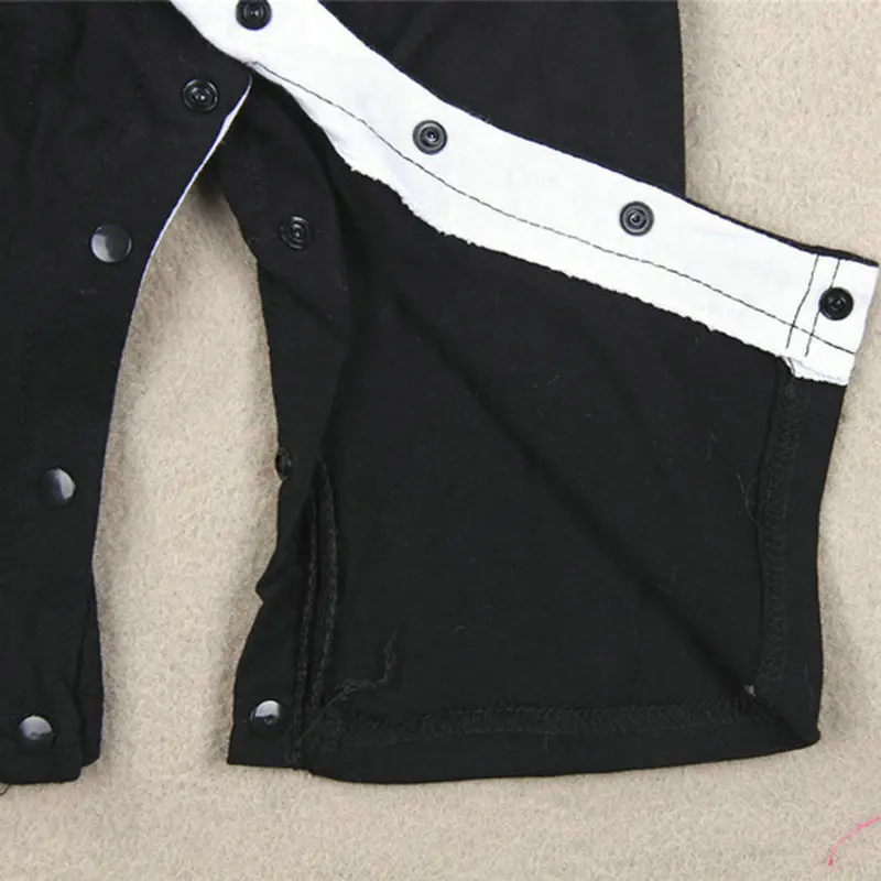 Nice Boy Baby Infant Formal Gentleman Clothes Button Necktie Suit Romper 0-18M Nice Boy Baby Infant Formal Gentleman Clothes Button Necktie Suit Romper 0-18M