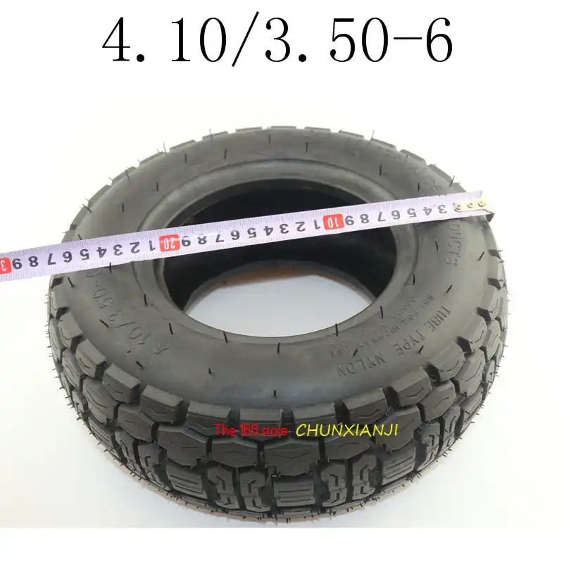 4.10/3.50 6 Scooter Tires 6" Lawn Mower/Snow&Mud Tyre 4.10/3.50 6
