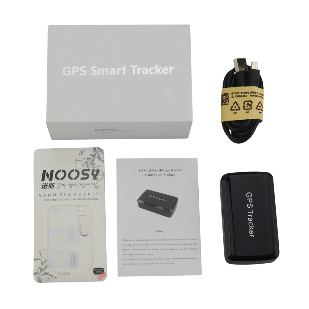 LM002 мини GPS трекер LBS GSM GPRS длительное время ожидания встроенный магнетизм 4000ма