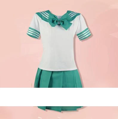 Японская школьная форма для девочек, моряк, Топы+ юбка, темно-синий стиль, Студенческая Одежда для девочек, большие размеры, Lala, костюмы для болельщиц - Цвет: picture color