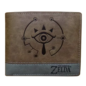 

Games The Legend of Zelda Wallet Embossing LOGO Leather Short Purse Gifts Teenager Boy Girl Dollar Price Wallets with Coin Bags