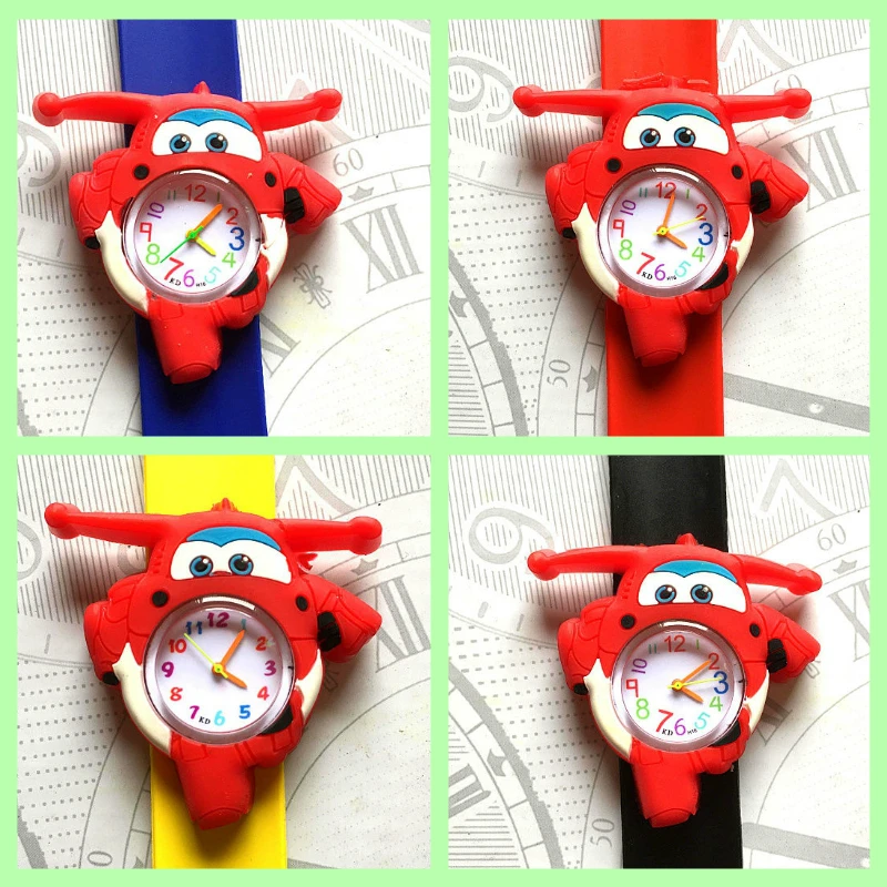 

HBiBi Brand Children's Watch Aircraft car kids Baby Watches Clock Child Quartz Watches for Girls Boys kid Gifts Relogio Montre