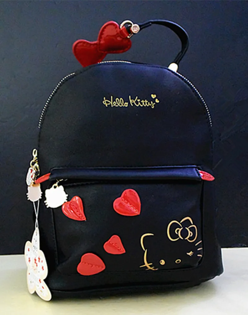 Red//Black Hello Kitty Printed Girl Causal Hand Bag w//tag