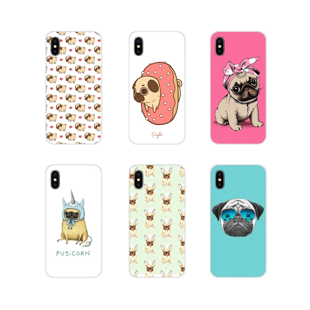 

The Pug For Motorola Moto X4 E4 E5 G5 G5S G6 Z Z2 Z3 G3 G2 C Play Plus Accessories Phone Cases Covers