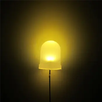

1000 PCS Led 10mm Diffused LED DIODE Warm white 10MM Roundtop Emitting Diodes Ultra Bright LED Lamp Light Bulb Electronic