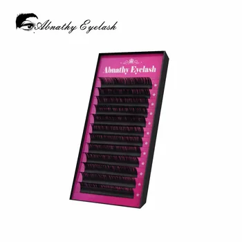 All Size B/C/D/J curl 1 trays ,Individual natural Mink Eyelash Extension. Artificial Fake False Eyelashes