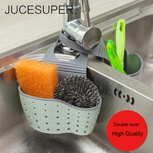 Sink Shelf Soap Sponge Drain Rack Bathroom Holder Washbasin Kitchen Storage Accessories Faucet Sink Organizer For Dishes Wash