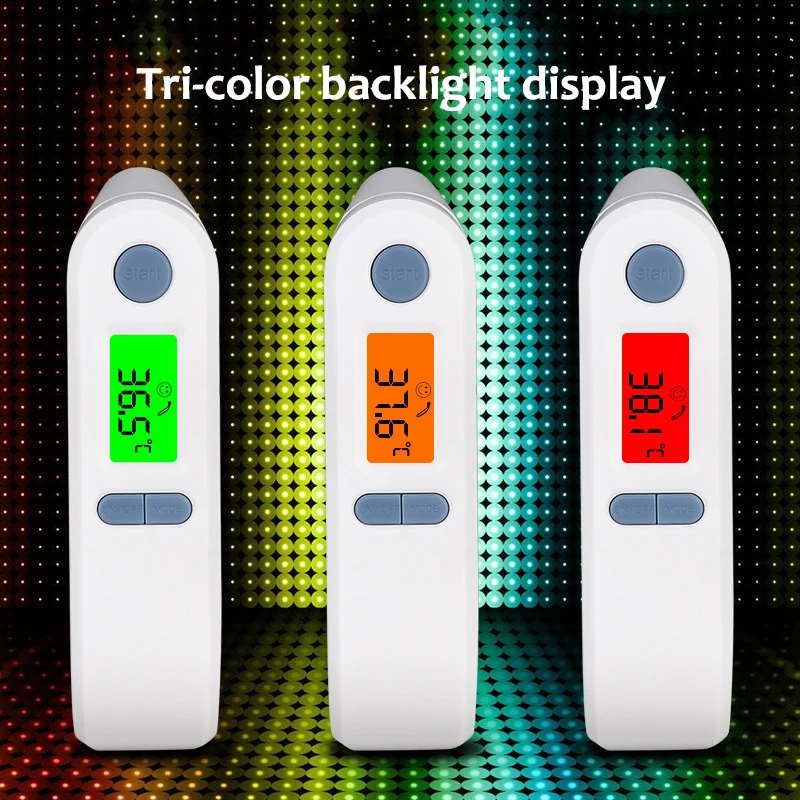 pr+mise Muti-fuction Medical Baby/Adult Digital Thermometer Infrared Forehead Body Thermometer Gun Non-contact