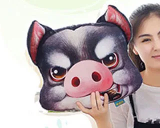 Children Stuffed Plush Toy Dog Cat Pig Pillow Blanket Baby Kids Christmas Birthday Valentine's Day Gift