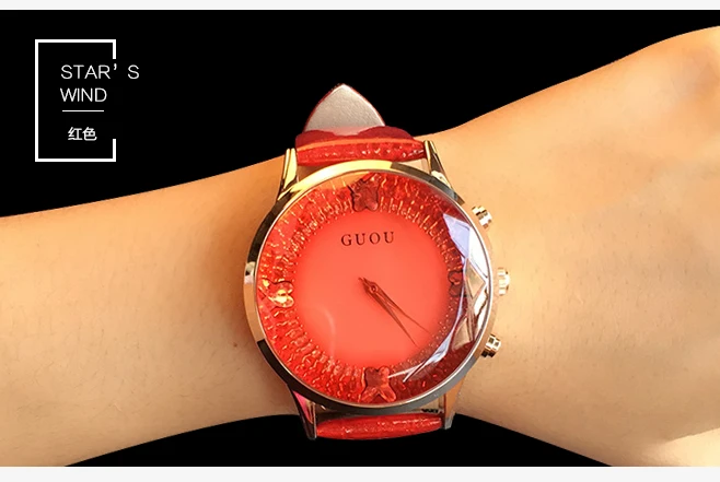 Новое поступление, летние женские часы, модные женские Роскошные наручные часы из натуральной кожи, женские часы-браслет, наручные часы