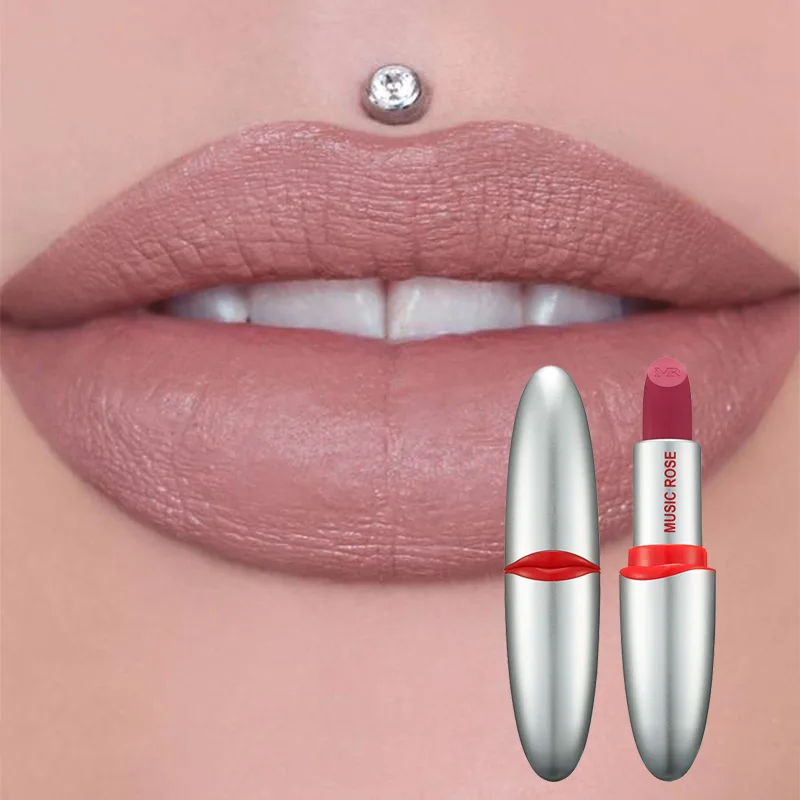

24Color Matte Lipstick Lips Makeup Waterproof Red Velvet Lip Stick Nude Make Up Batom Matte Long Lasting Lipsticks rouge a levre