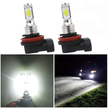

WLJH 2x Canbus H8 Led Bulb DRL Daytime Running Fog Lamp Light For Kia Sportage Rio Soul Sedona Optima Forte Forte5 Cadenza Niro
