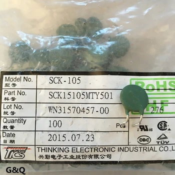 

100%Free shipping SCK15105MTY501 thermistor