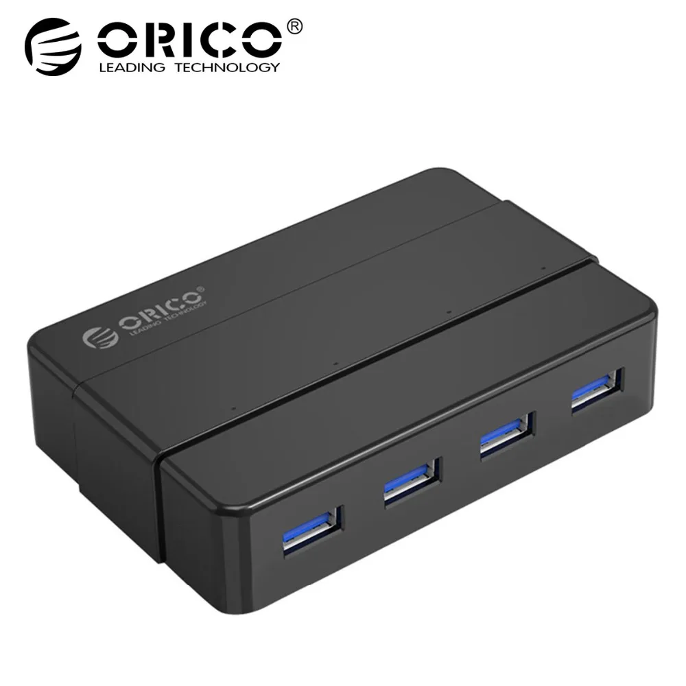 

ORICO 4 Port USB3.0 HUB 5Gbps SuperSpeed Portable with 12V2.0A Power Adapter For Laptop Desktop Peripherals USB Cable Keybroad