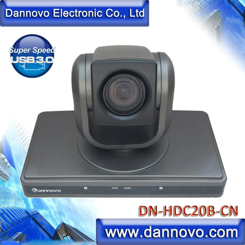 DANNOVO USB3.0 Interface HD 1080P Video Conference Camera,China Module 20X Optical Zoom,Support VISCA & Pelco-D,1920x1080P/30