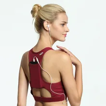 

2018 New Sexy Yoga Bra Women Back Pocket Sports Bra Padded Running Fitness Gym Top Vest Tank Sportswear Quick Drying Female Bra