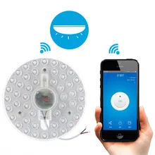 Sonoff bn-sz01 Wi-Fi Беспроводной Круглый Заподлицо Светодиодный потолочный светильник Холодный белый ewelink приложение Дистанционное управление через телефон smarthome
