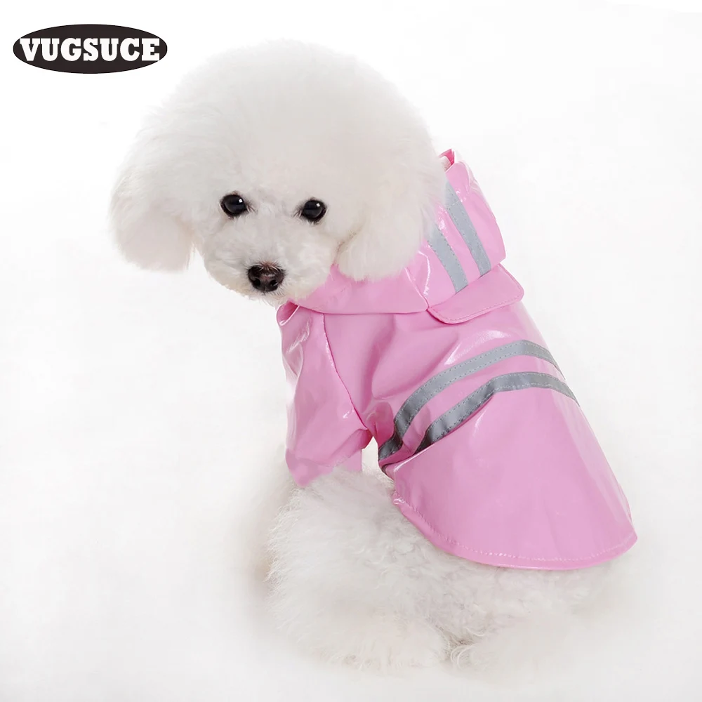 VUGSUCE Small Medium Dog Raincoat Waterproof Clothes Pet Raincoats for