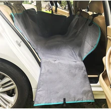 FML домашнее животное водонепроницаемый складной полиэфирный чехол для сиденья собаки барьер для машин гамак для путешествий заднее сиденье для собак 3 цвета