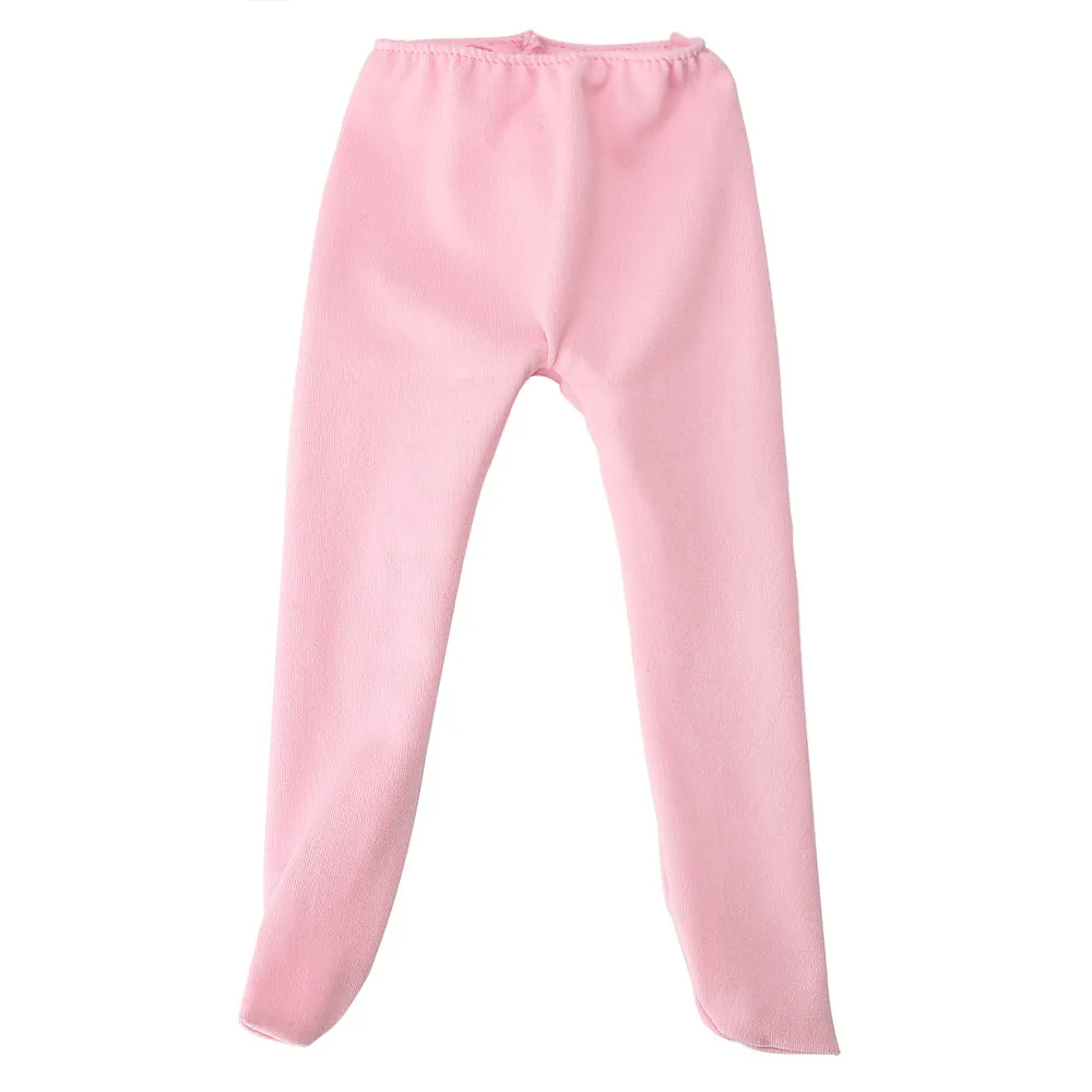 2 вида розовых леггинсов обтягивающие штаны подходят 18 дюймовым американским куклам Детская одежда аксессуары ручной работы модные штаны Одежда