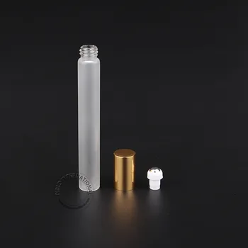 

Wholesale 100pcs/Lot 10ml Glass Perfume Bottle Empty 10g Essential Oil Cosmetic Container Small Refillable Pot Glod Lid 1/3OZ