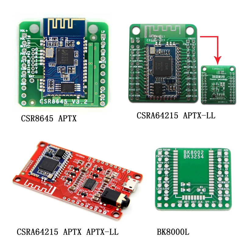 CSR8645 Bluetooth V4.0 усилитель платы модуль AUX APTX 2*5 вт DIY Bluetooth