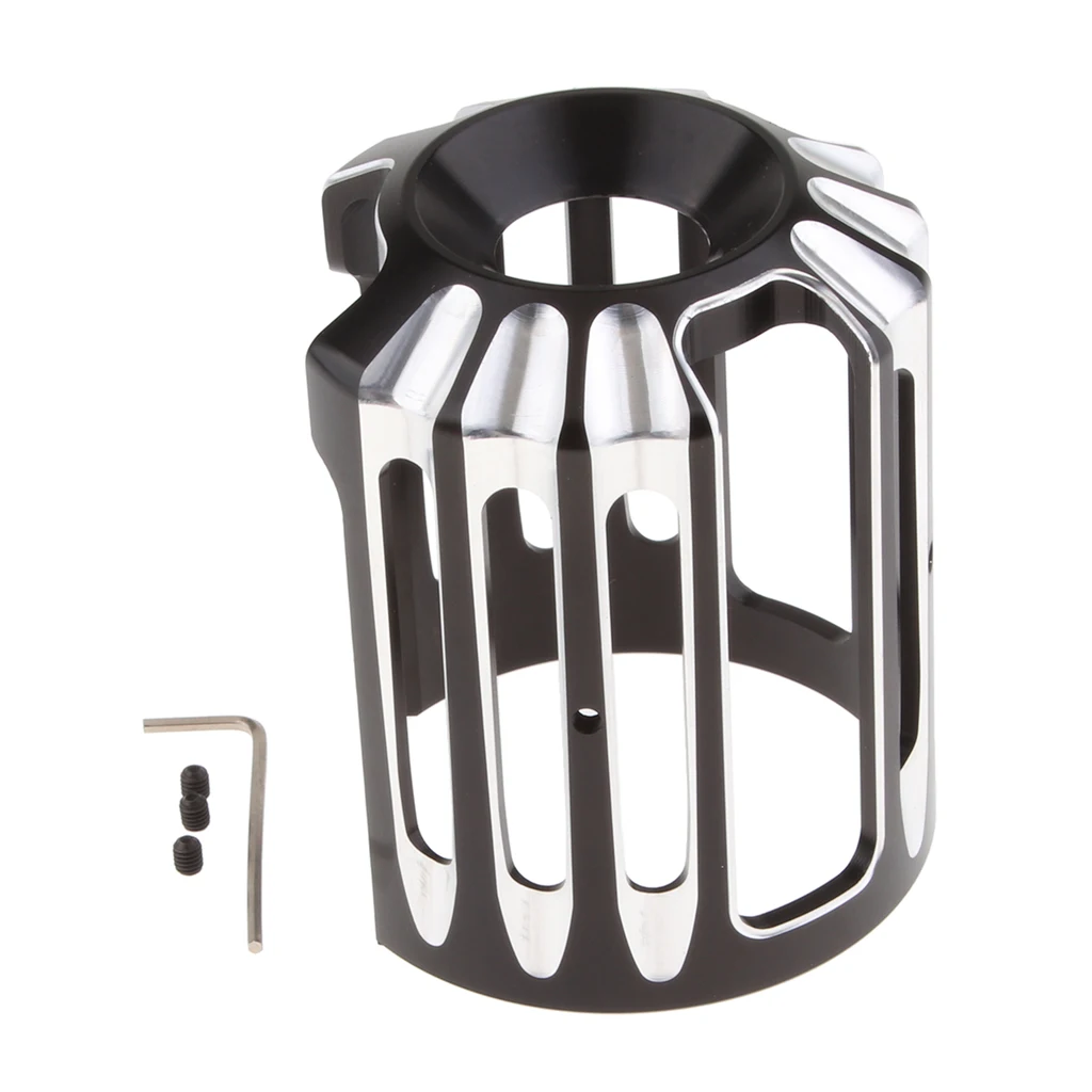 

1 Set Motorcycle Oil Filter Cover For Any Filter Of Harley Models Black Aluminum Motorcycle Oil Filter Cover Accessories