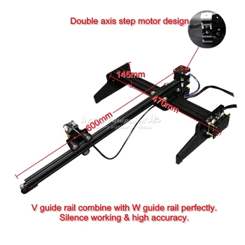 

LYbot-arm 4036 desktop Frameless Portable DIY CNC laser engraving machine label marking carving engraver with Laser Goggles