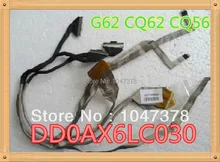 Экран компьютера led flex кабель для пк для hp g56 g62 cq56 cq62 15.6 дюймов dd0ax6lc002 dd0ax6lc005 dd0ax6lc020 dd0ax6lc030