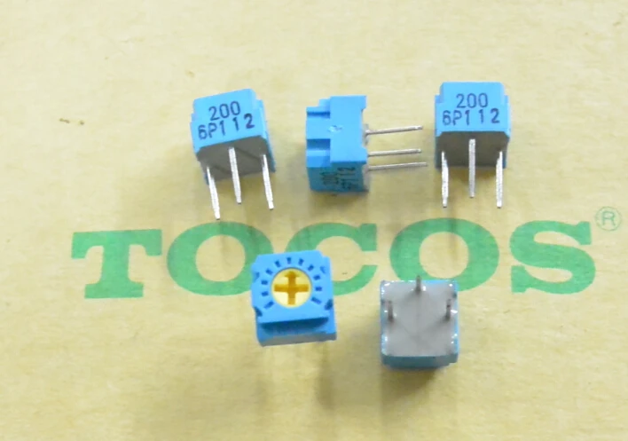 10 шт. TOCOS точный триммер потенциометр сопротивление B20 Европа 3362P для