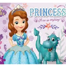 Disney Princess Puzzle Sofia the First Frozen 60 шт. железная коробка упаковка игрушка