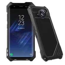 Резиновая Алюминий сплава металлический противоударный чехол для Samsung Galaxy S8 S8 плюс S7 S7 Edge Защита Защитный чехол-чехол для телефона