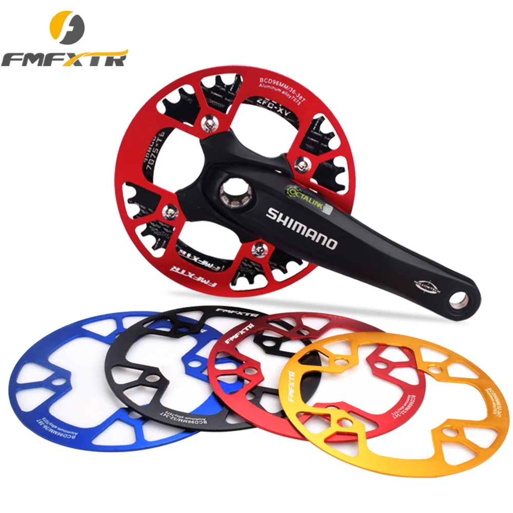 

FMFXTR MTB Road Bike Sprocket Protection Chain Wheel Protector Crank Ring Mud Protective Cover Bicycle accessories 96BCD 32-38T