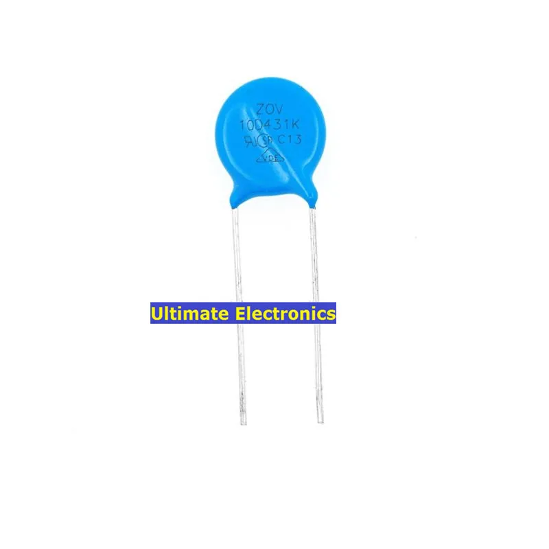 50pcs Varistors 10D431K 430V Metal voltage dependent resistorin