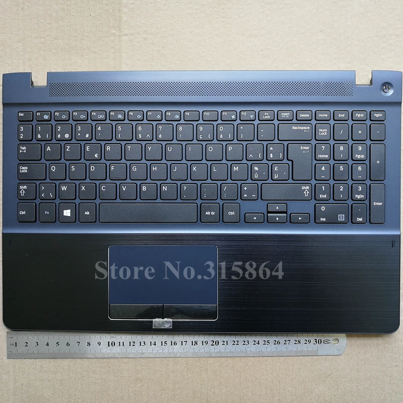 

Belgium new laptop keyboard with touchpad for samsung NP450R5V 370R5E 450R5E 510R5E 470R5E BA75-04615G BE blue/white