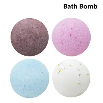 

Natural Deep Sea Bath Salt bath ball bomb round Body Essential Oil Bath Ball Natural Bubble Bath Bombs Ball 2PCS/4PCS/box 5M1218