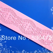 diy Форма для выпечки мягкий силикагель кружева торт украшения шоколадный для украшения с помощью сахара