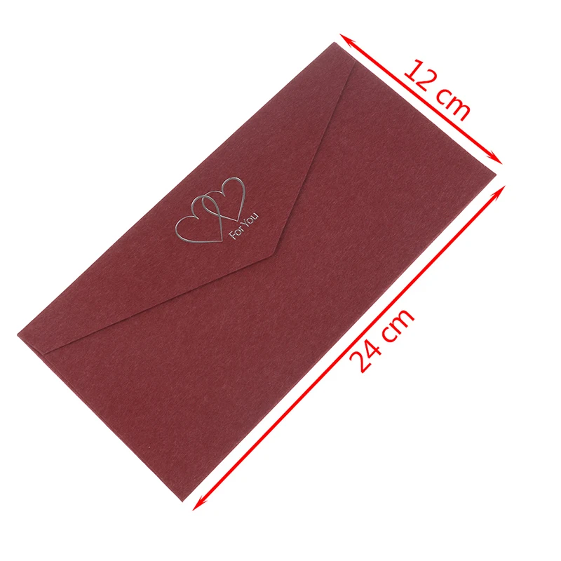 Винтаж принт с тиснением бумажные конверты для свадьбы письмо-приглашение школьные принадлежности
